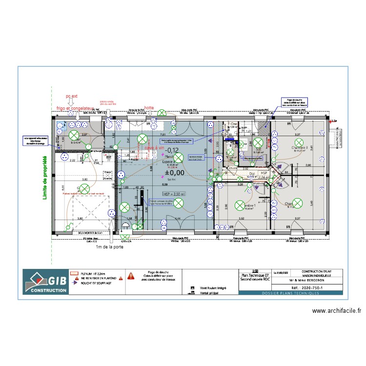 BERGERON v2. Plan de 0 pièce et 0 m2