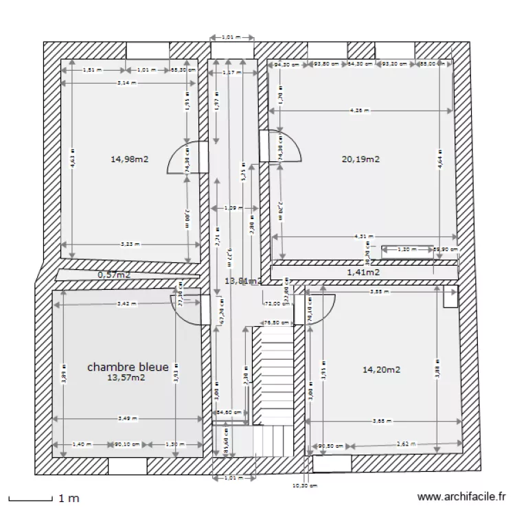 hombourg_1etage_g. Plan de 