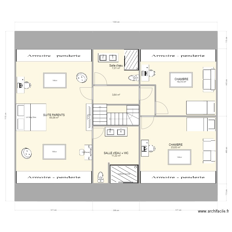 GRUSELLE COMBLES 3 CH. Plan de 0 pièce et 0 m2