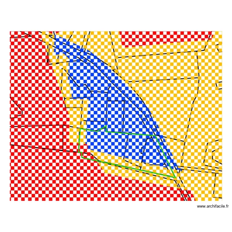 fougeres. Plan de 