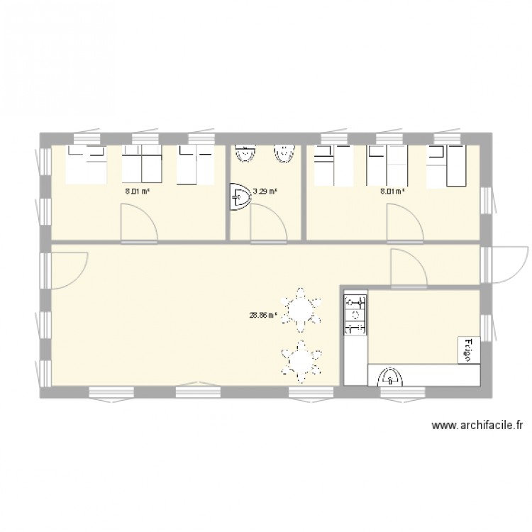 garderie petit chateau magique. Plan de 0 pièce et 0 m2