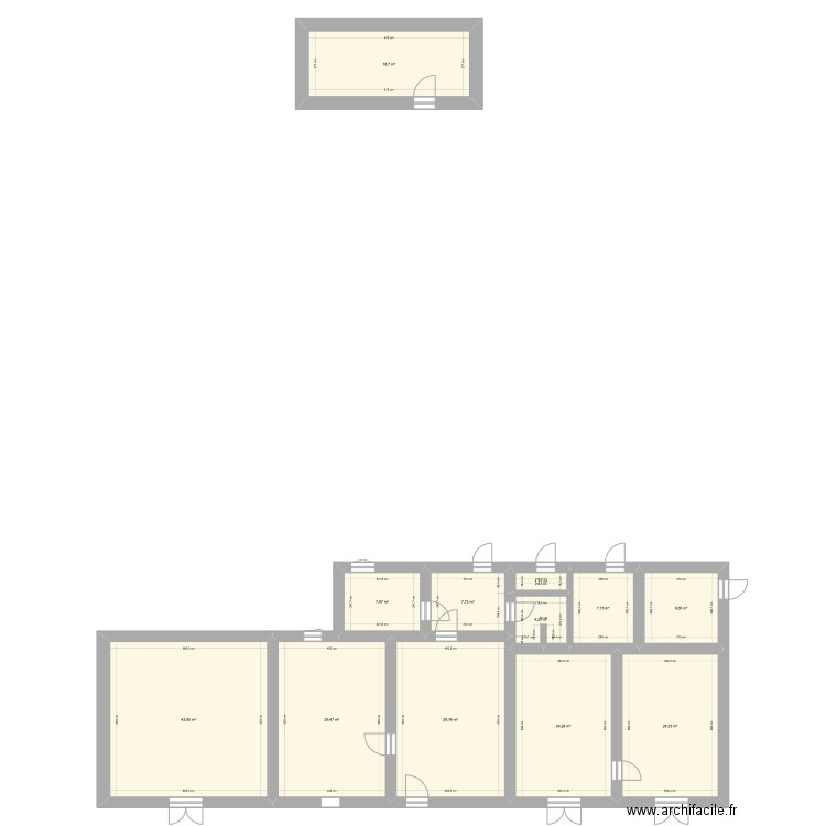 Plan d'origine. Plan de 0 pièce et 0 m2
