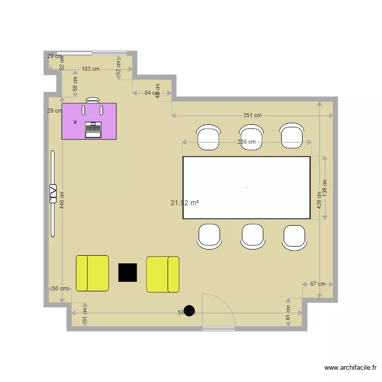 ESPACE 114. Plan de 