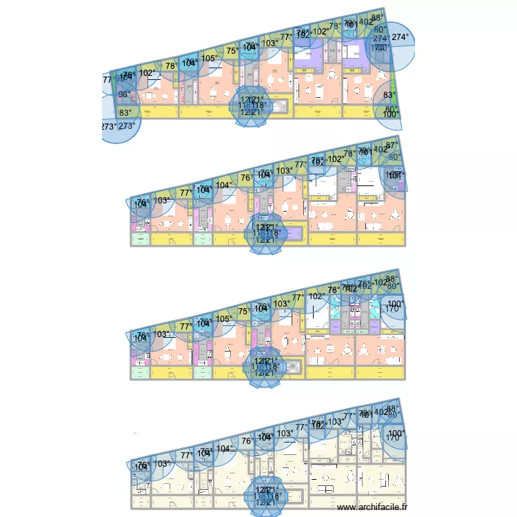 Plan cours 340 m2 Dabou Vimp. Plan de 