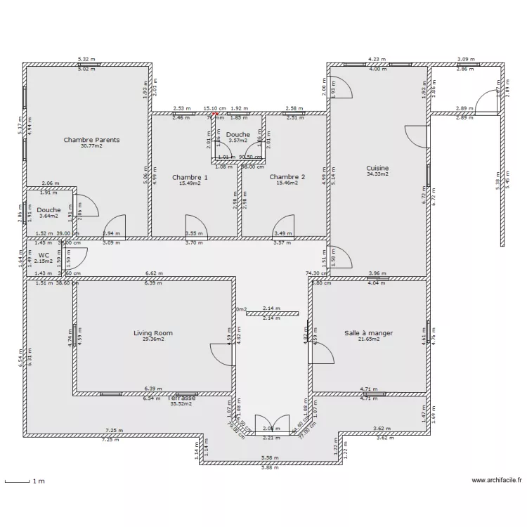 maison1. Plan de 