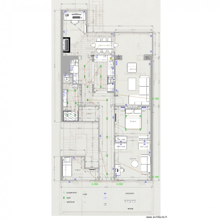 santana4 elec3. Plan de 0 pièce et 0 m2