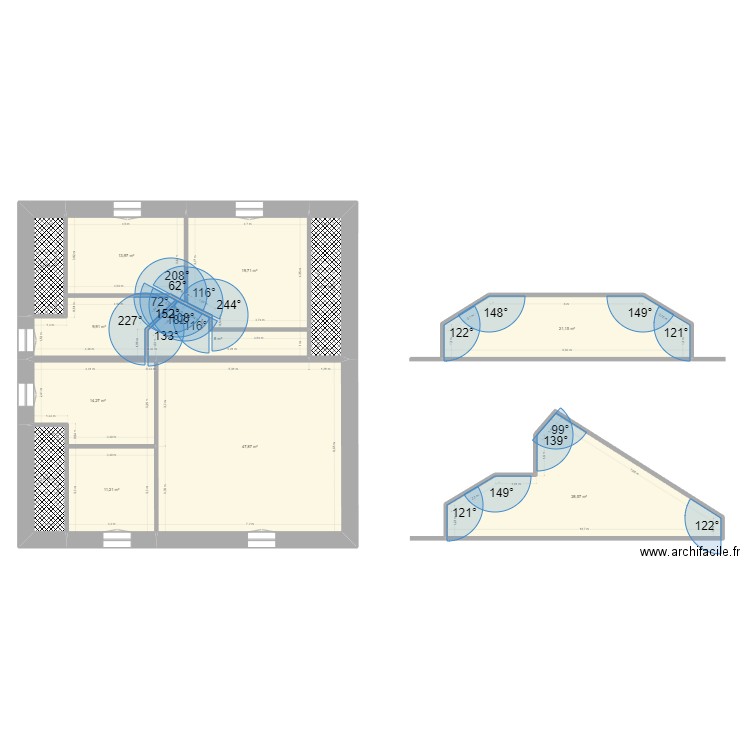 Mervier. Plan de 0 pièce et 0 m2