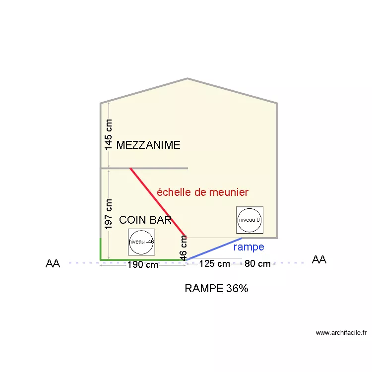 coupe colok. Plan de 0 pièce et 0 m2 coupe colok. Plan de 0 pièce et 0 m2
