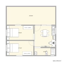 plan pour 40m2 numero acces handicapés