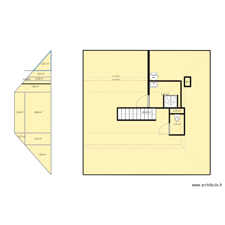 LEFEVRE Tristan. Plan de 15 pièces et 94 m2