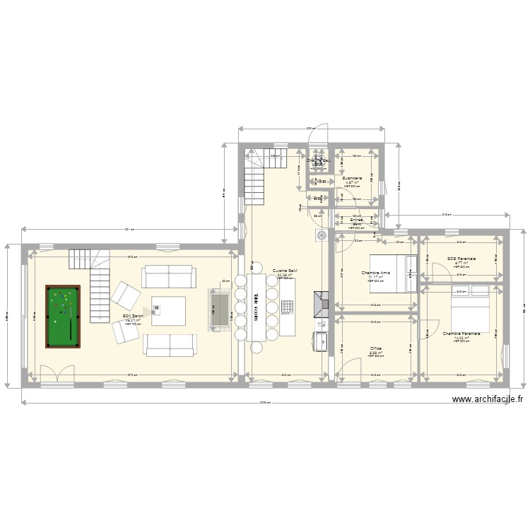 Plan Maison RdC. Plan de 0 pièce et 0 m2