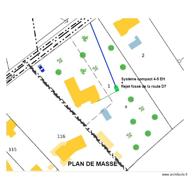 Deveze. Plan de 0 pièce et 0 m2