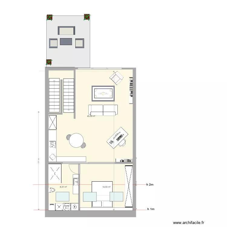 DEFACQ ETAGE 3 V2. Plan de DEFACQ ETAGE 3 V2. Plan de