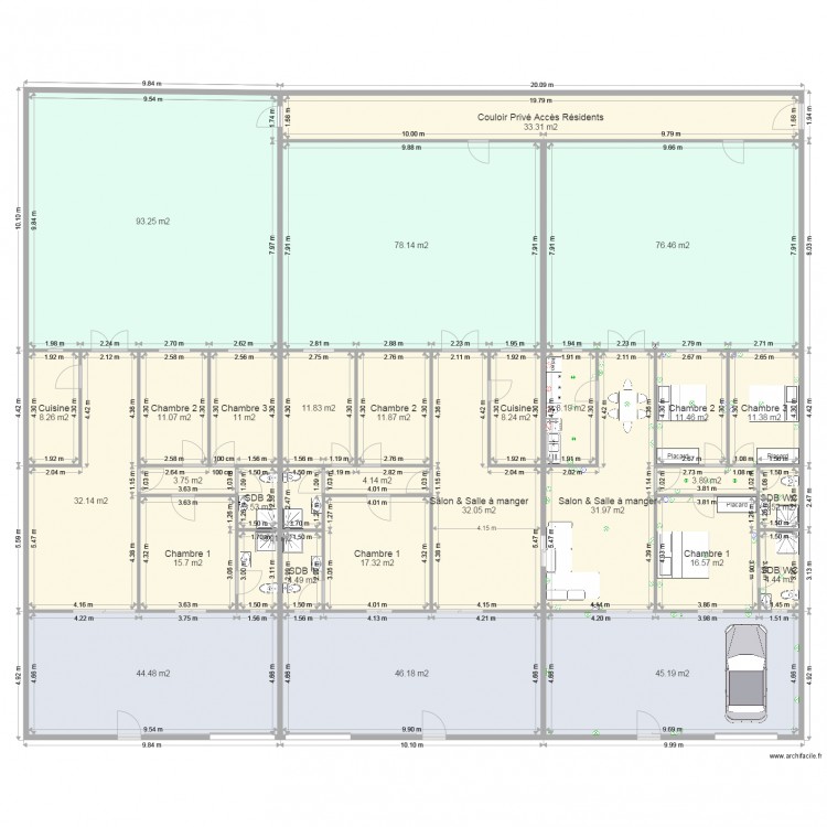 Plan Maisons Kufoli Final. Plan de 0 pièce et 0 m2