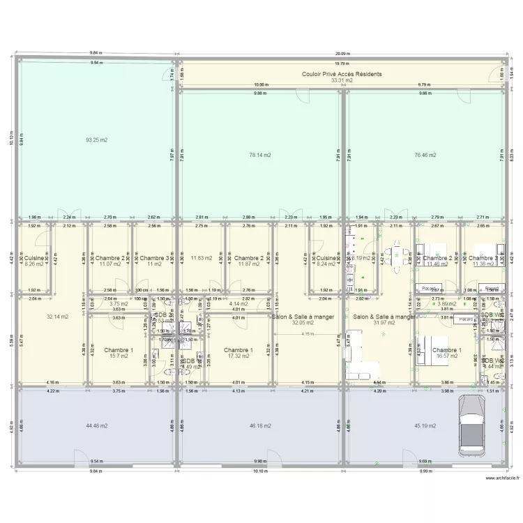 Plan Maisons Kufoli Final. Plan de 