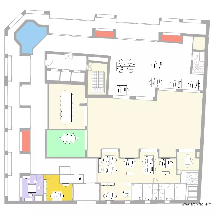 Etage6 vide. Plan de Etage6 vide. Plan de