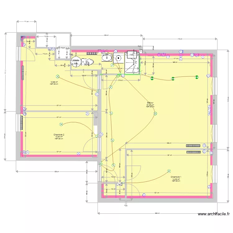 CHEMINADE Appt V7 modif ELEC. Plan de 