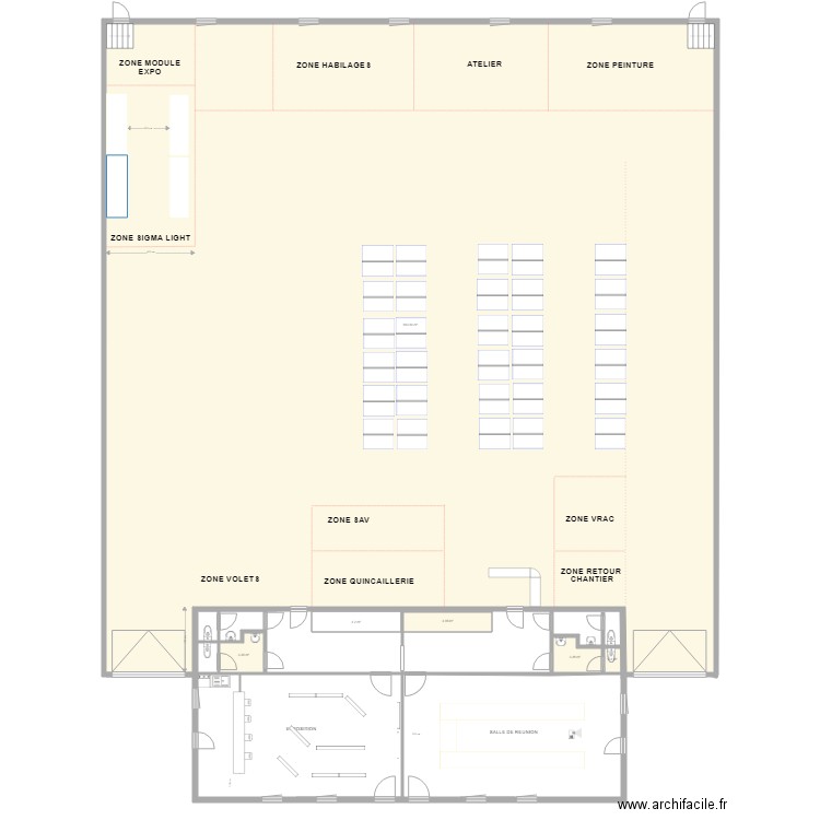 DEPOT ZZ. Plan de 0 pièce et 0 m2