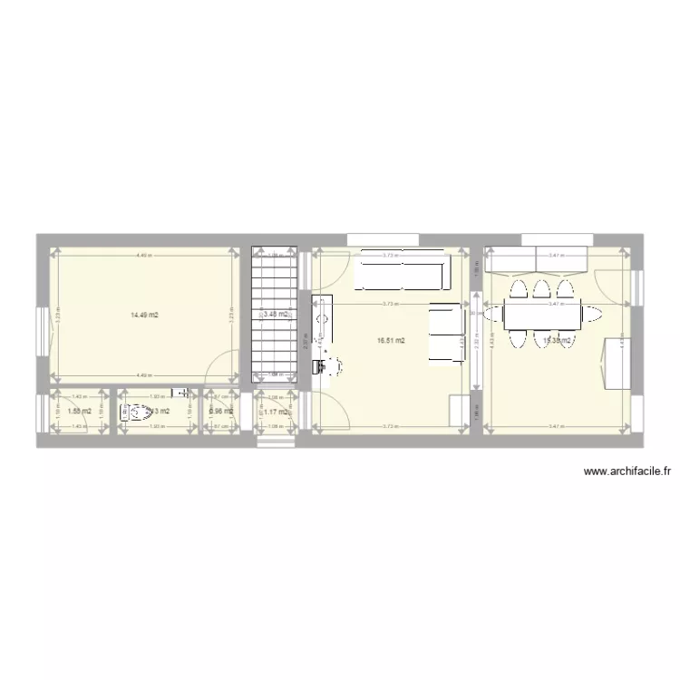Rez de chauss&eacute;e. Plan de 
