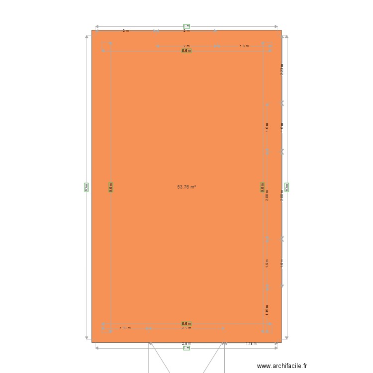 Projet Garage Pautussac. Plan de 0 pièce et 0 m2