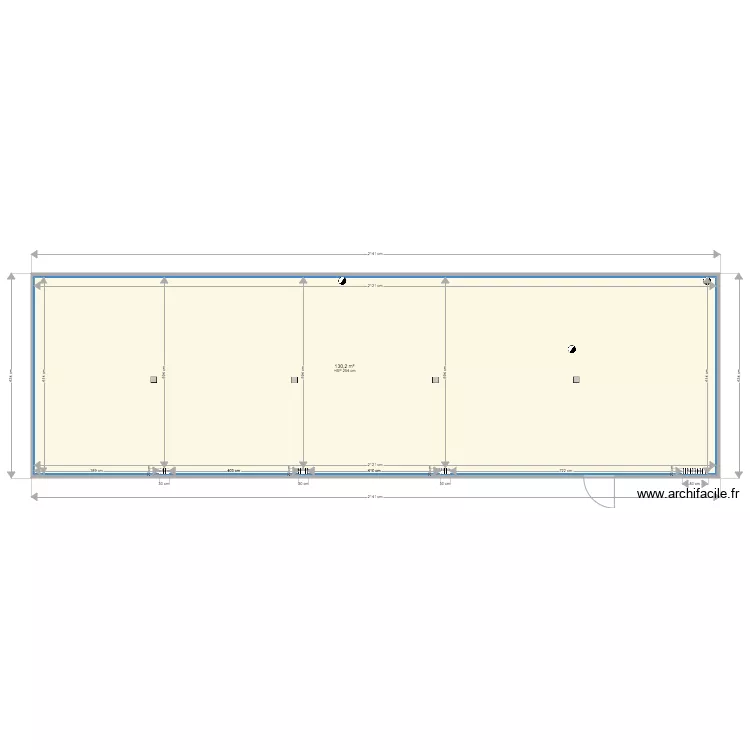 Seconde pi&egrave;ce. Plan de 