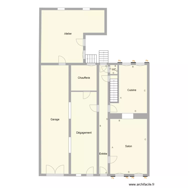 Croquis Matthaus. Plan de 