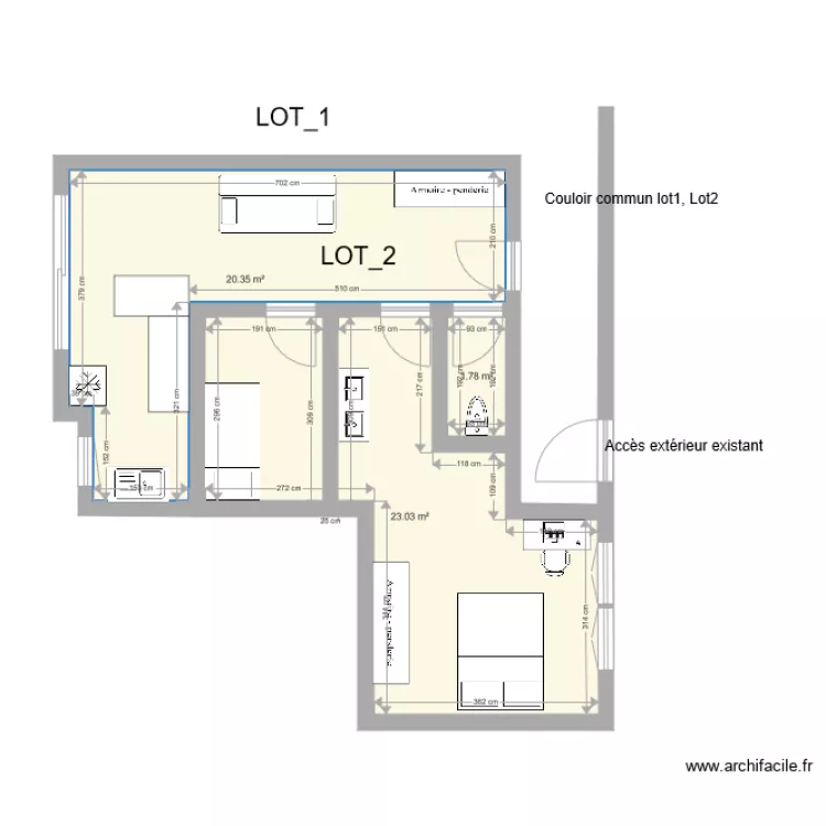 Portet Lot28. Plan de 