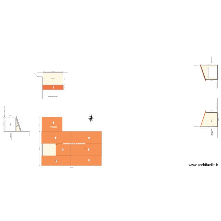 Projet Christian et Renée. Plan de 0 pièce et 0 m2