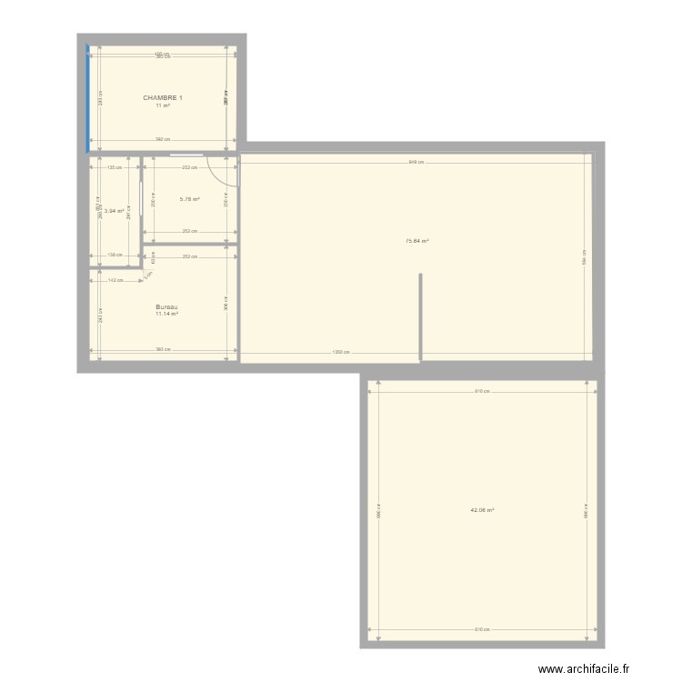 projet 3. Plan de 0 pièce et 0 m2