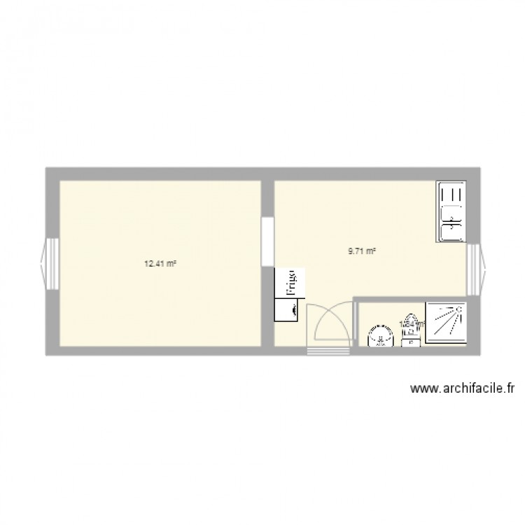 Appartement D3. Plan de 0 pièce et 0 m2
