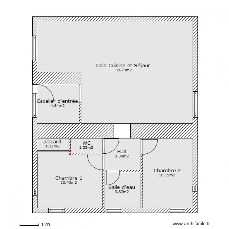 grenier v6. Plan de 0 pièce et 0 m2