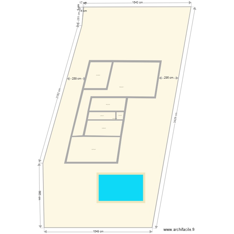 CLUNY NEW CELIA. Plan de 8 pièces et 699 m2