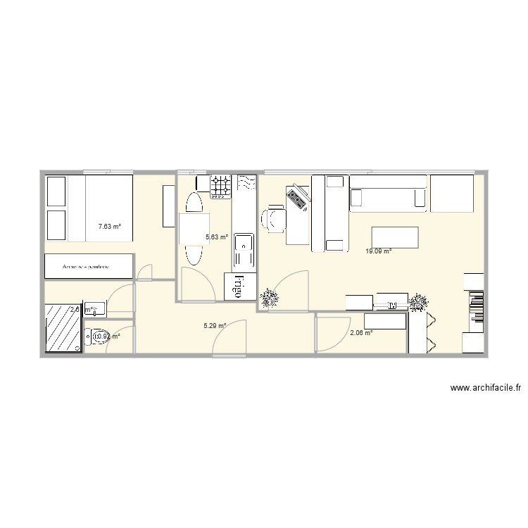 Appartement medoc 01. Plan de 0 pièce et 0 m2
