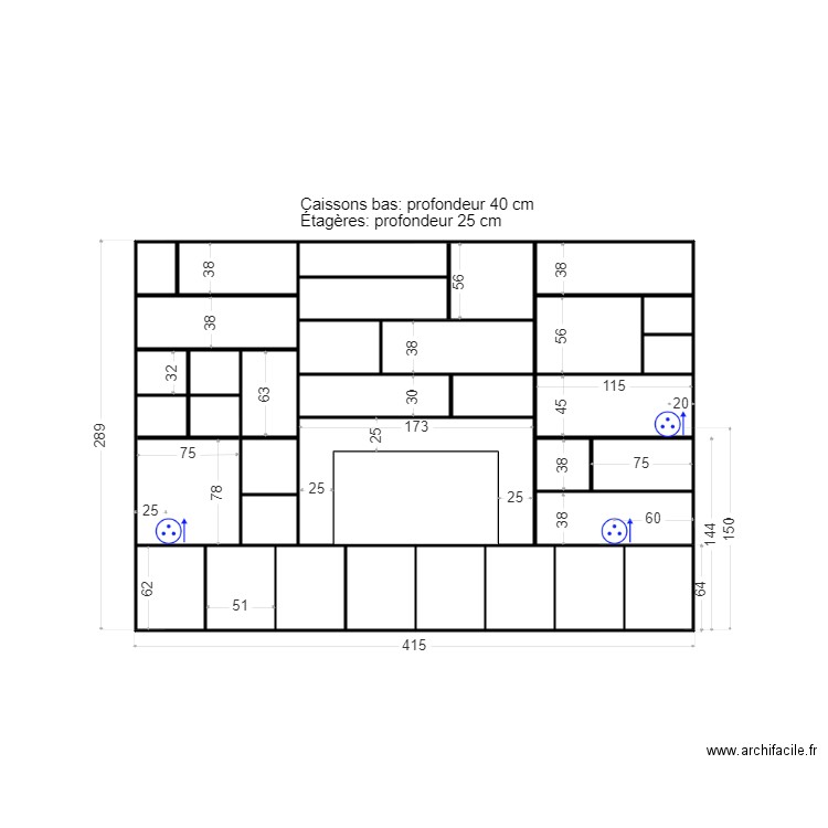 lauriston biblio. Plan de 0 pièce et 0 m2