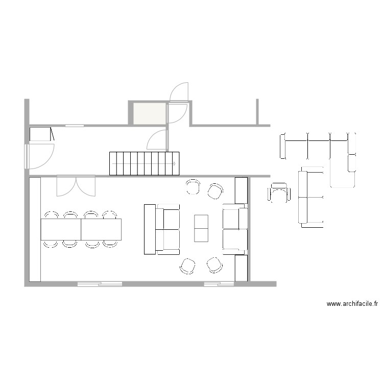 Salon Salle à manger 2. Plan de 0 pièce et 0 m2