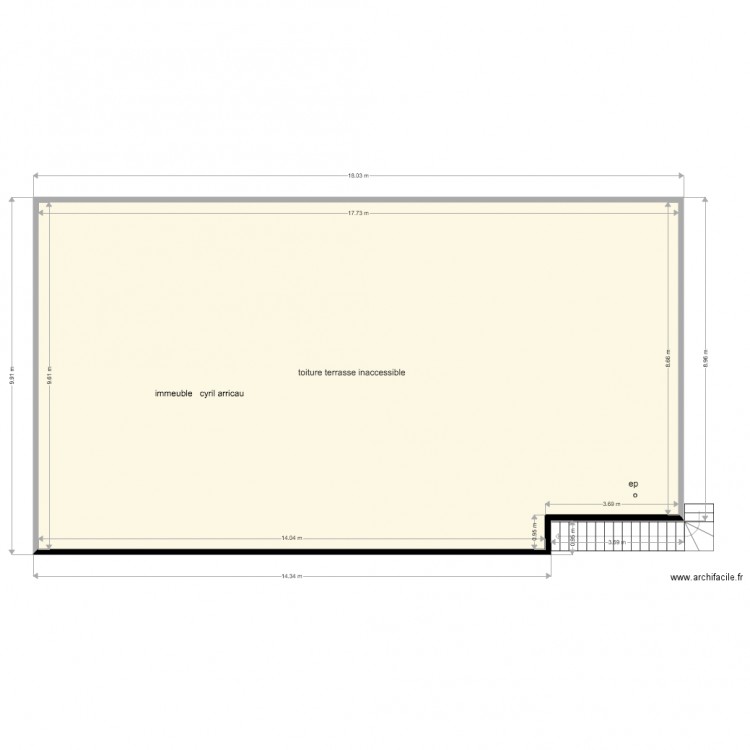 immeuble  cyril arricau . Plan de 0 pièce et 0 m2