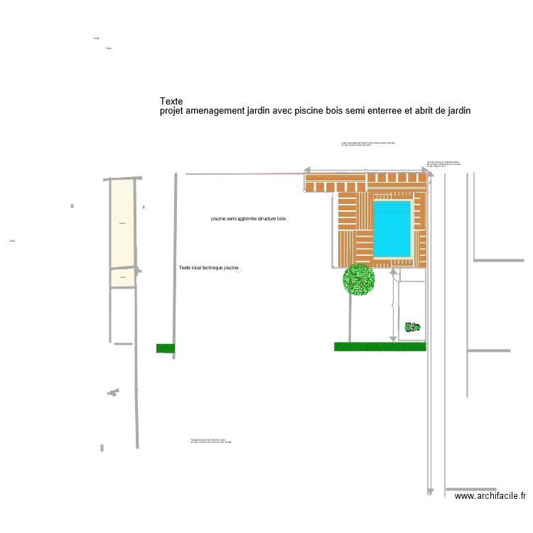 projet . Plan de 0 pièce et 0 m2