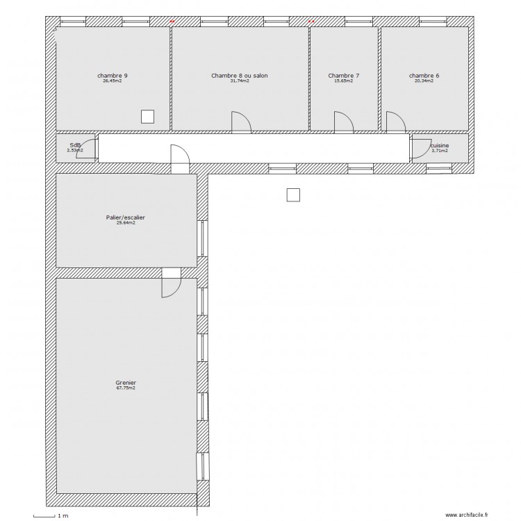 Bobéne 2 eme etage. Plan de 0 pièce et 0 m2