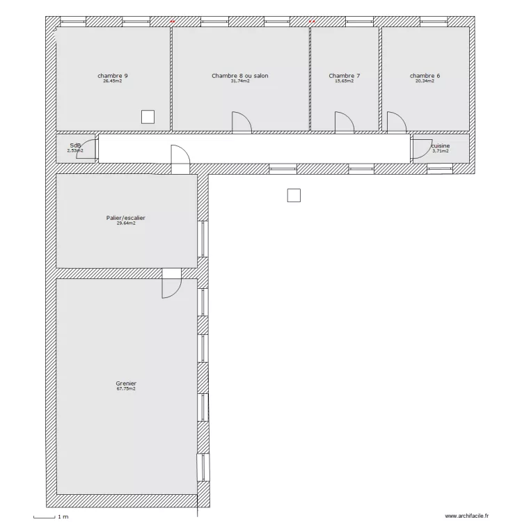 Bobéne 2 eme etage. Plan de Bobéne 2 eme etage. Plan de