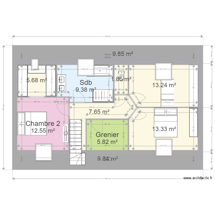 LECOINTRE RAOULT 2 Etage. Plan de 0 pièce et 0 m2