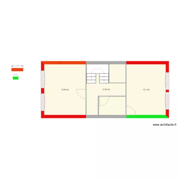 VOISIN ROUM ISOLATION. Plan de 