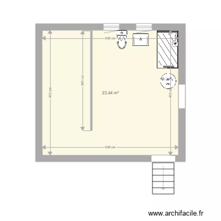 sous sol. Plan de 
