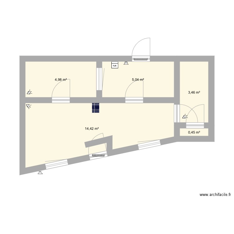 Kafali. Plan de 0 pièce et 0 m2