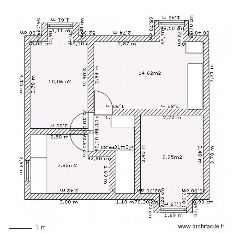 faremoutiers 1er. Plan de 0 pièce et 0 m2