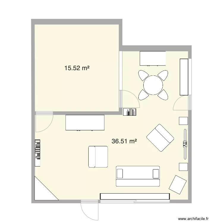 salon base 3. Plan de 