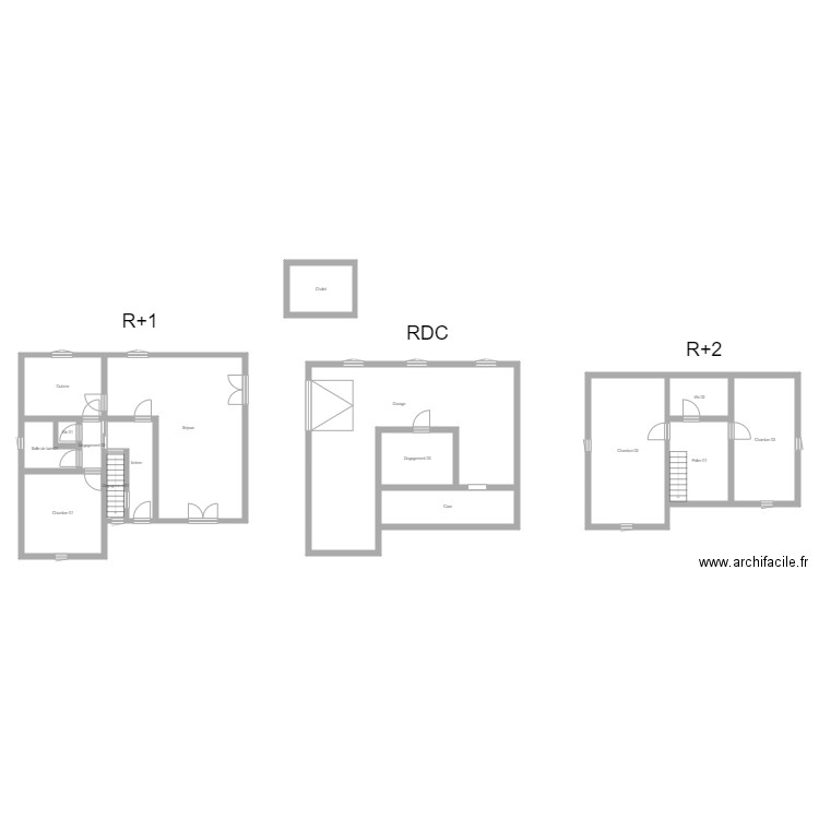 350601091. Plan de 16 pièces et 216 m2