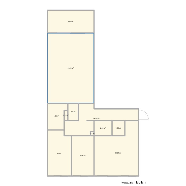 Opale. Plan de 0 pièce et 0 m2