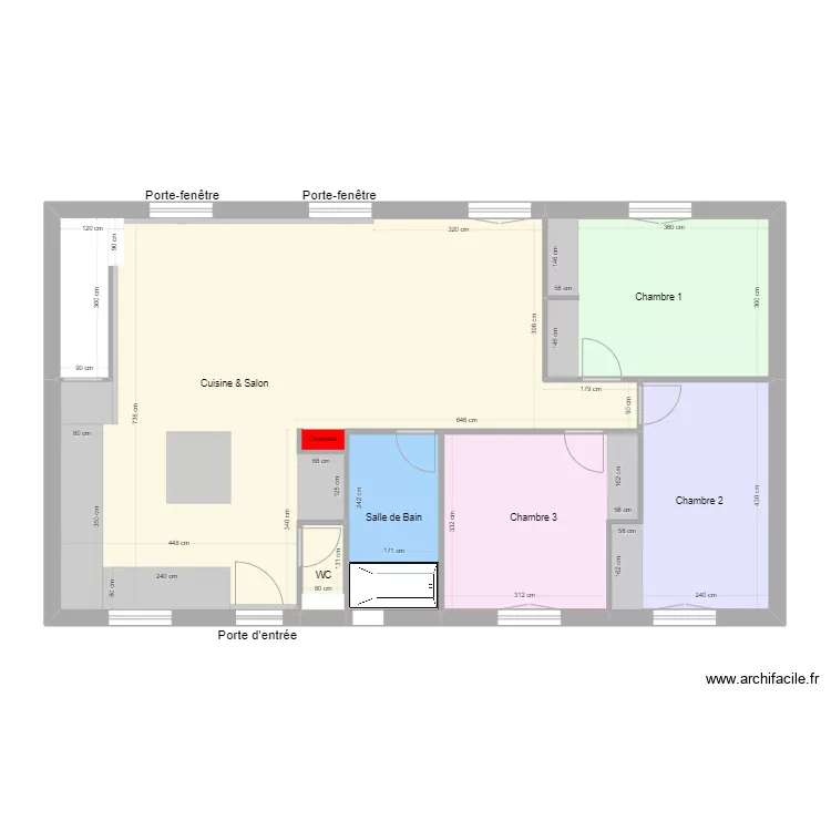 GANAUDIERES RDC Caleosol. Plan de 