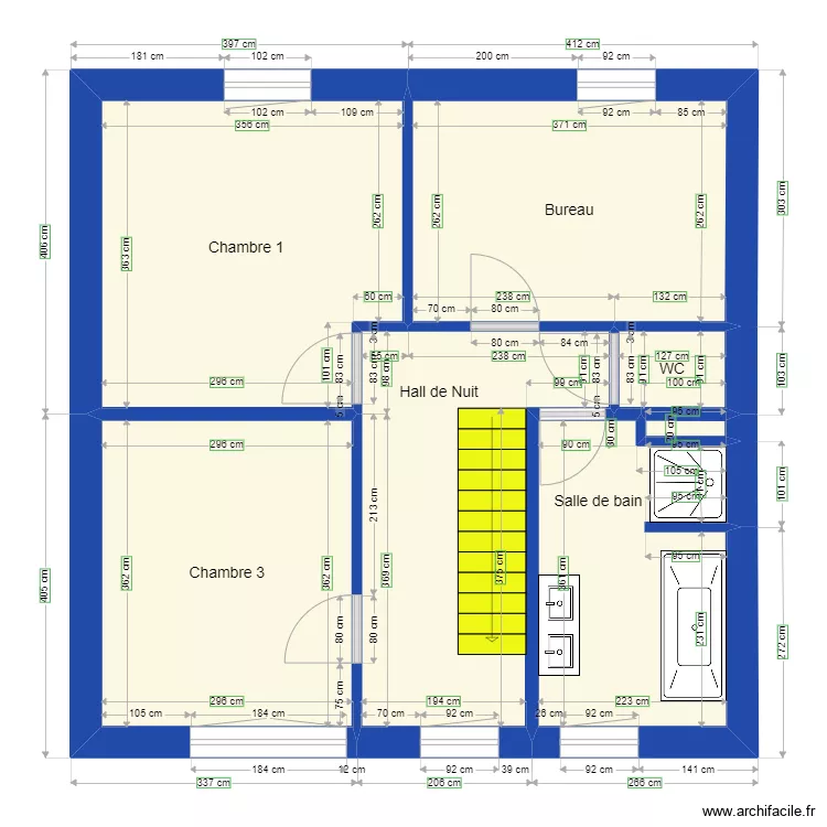 Domotique_Etage. Plan de 