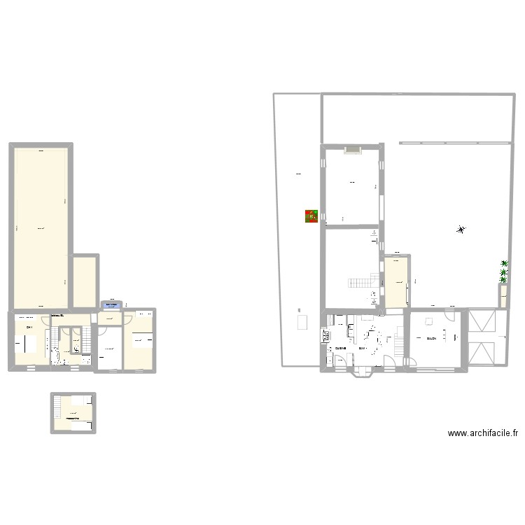 lambervez 27 10 23. Plan de 10 pièces et 134 m2